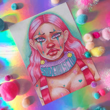 Load image into Gallery viewer, &#39;Sad Clown Girl&#39; a5 original

